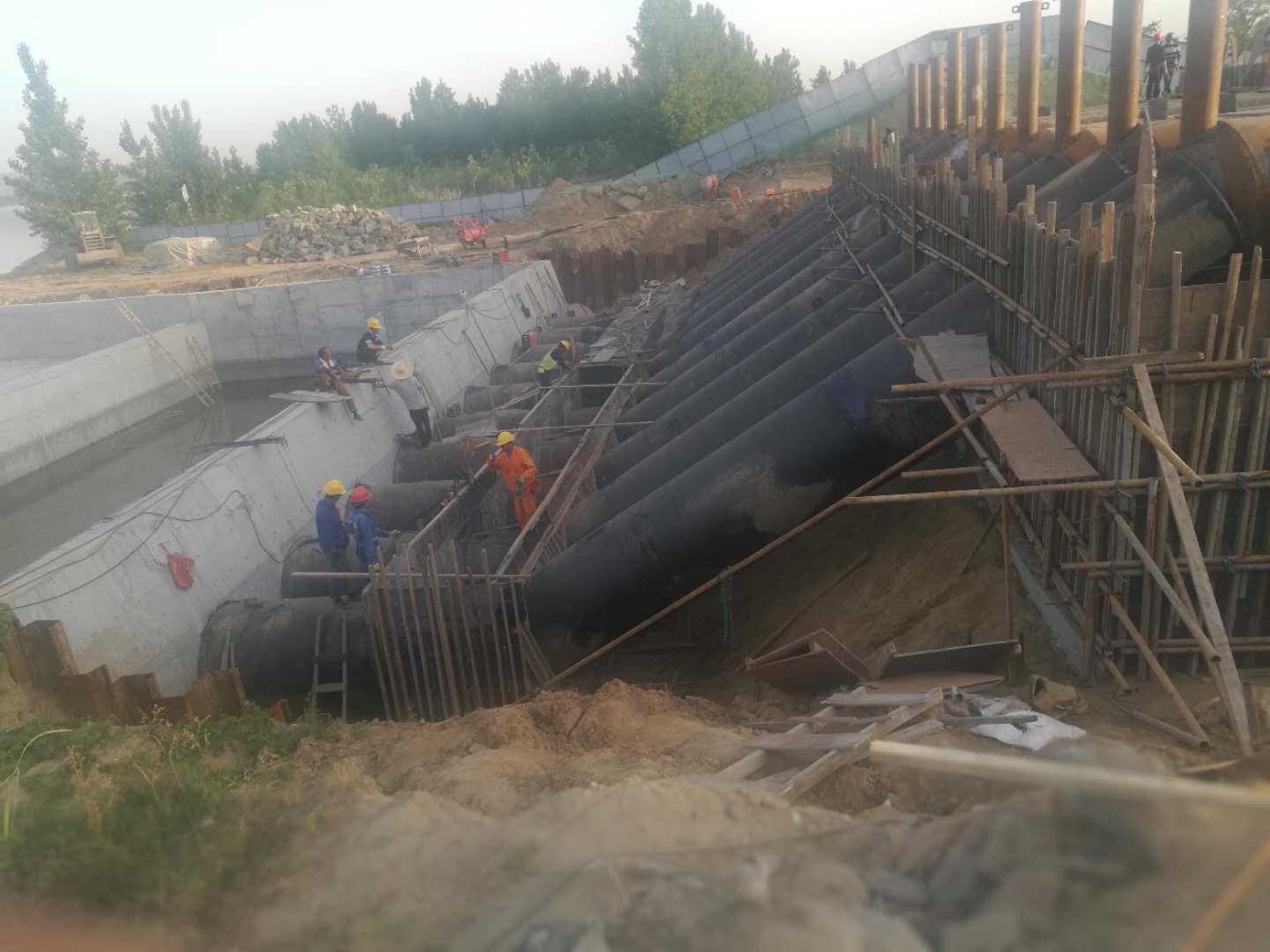 中铁八局湖北饮水管道项目