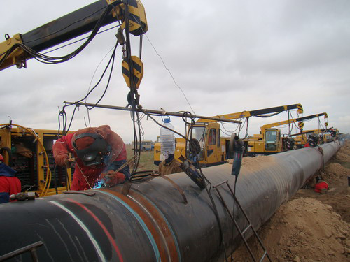 陕北燃气管道项目