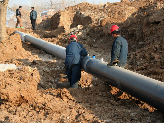 中铁十一局燃气管道项目施工